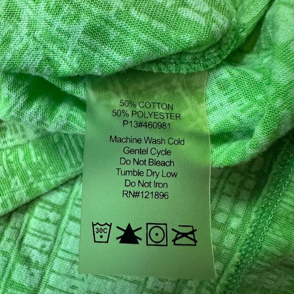 Title Nine Lightweight Neon Green Summer Hiking Hoodie Women's Size Small - Picture 6 of 6